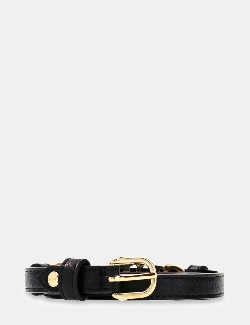 guess logo belt