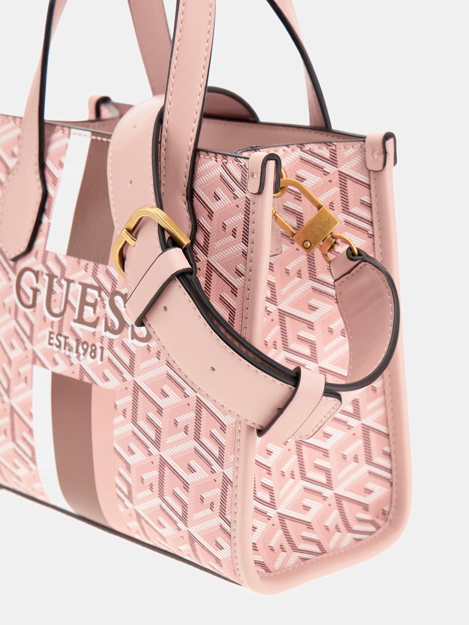 Pink deals guess handbag