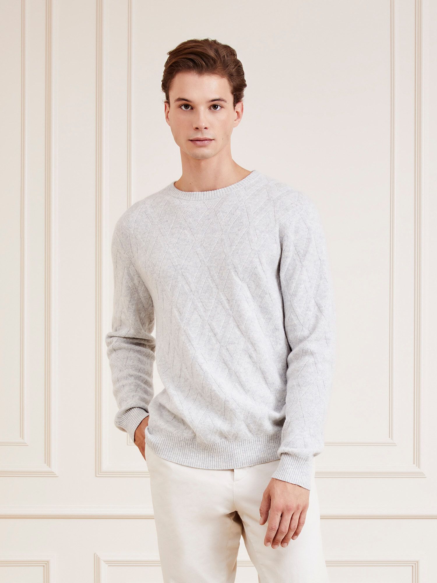 Shop GUESS Online Marciano Crew Neck Cashmere Blend Sweater