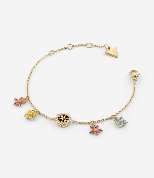 Flower charms bracelet
