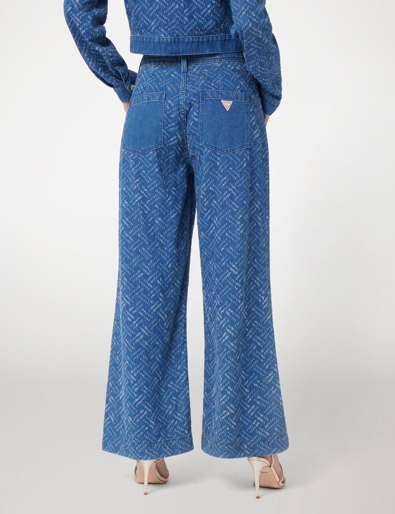 Dakota wide leg denim pant