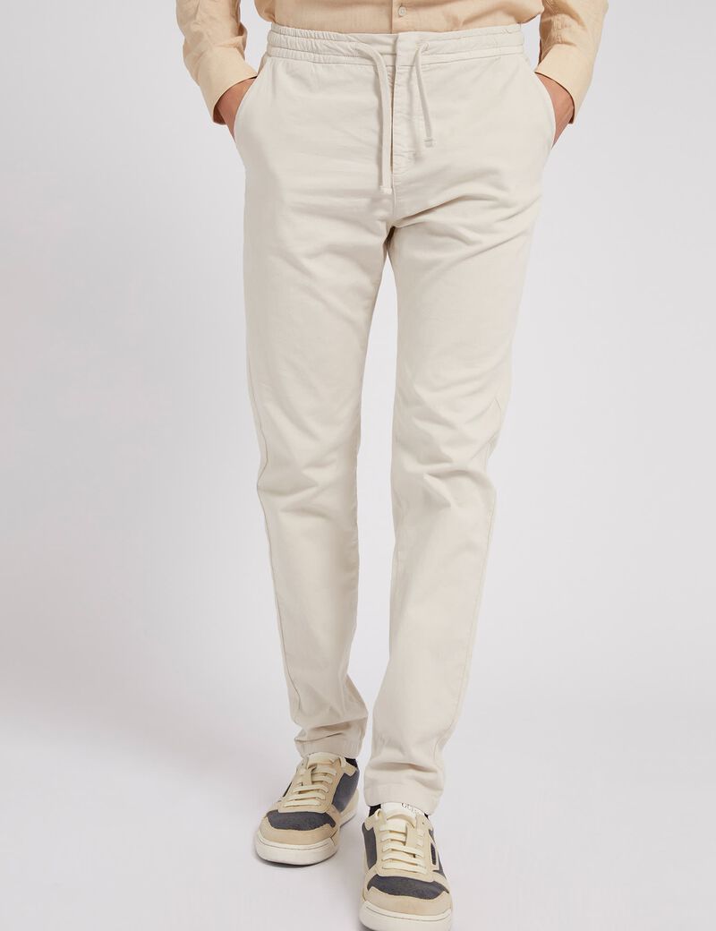 Cotton Blend Pant With Coulisse