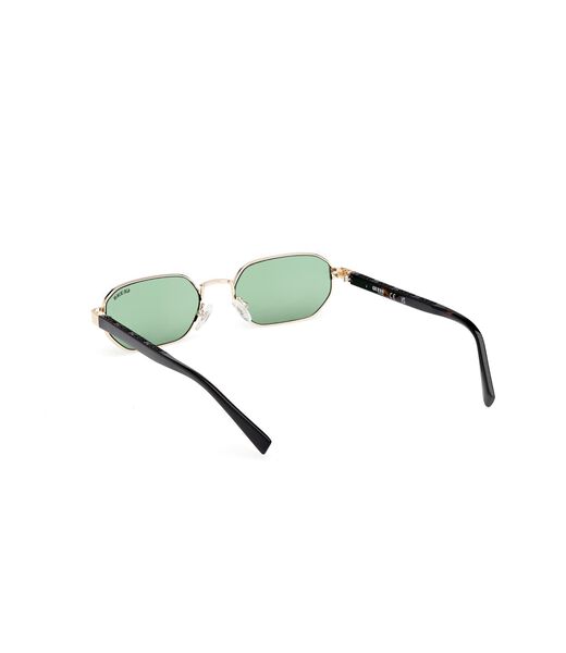 Geometric full rim sunglasses