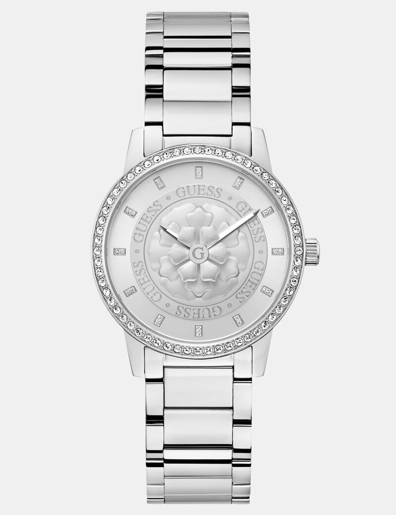 Ladies Silver Tone Analog Watch
