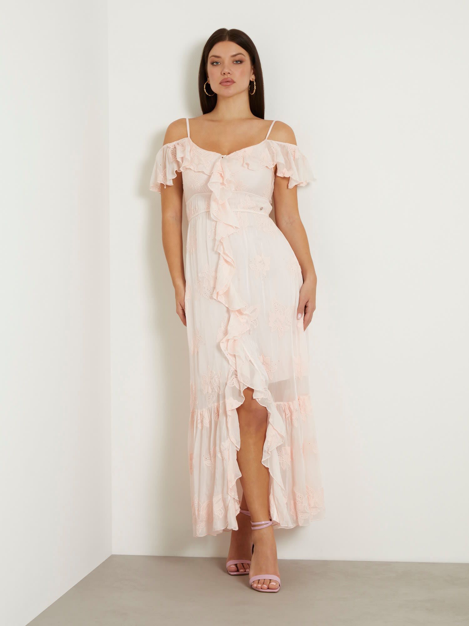 Guess embroidered dress shop