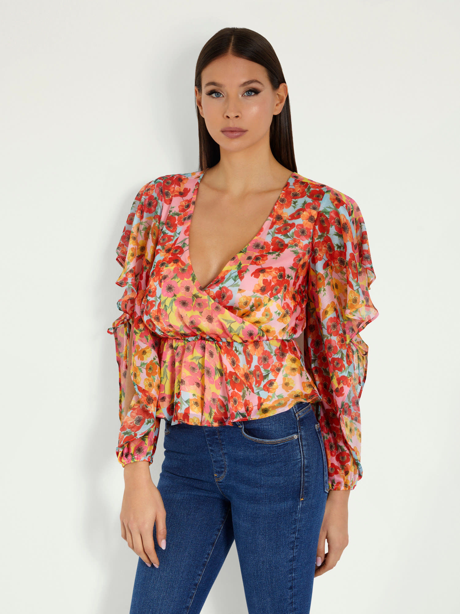 Guess blouses online hot sale