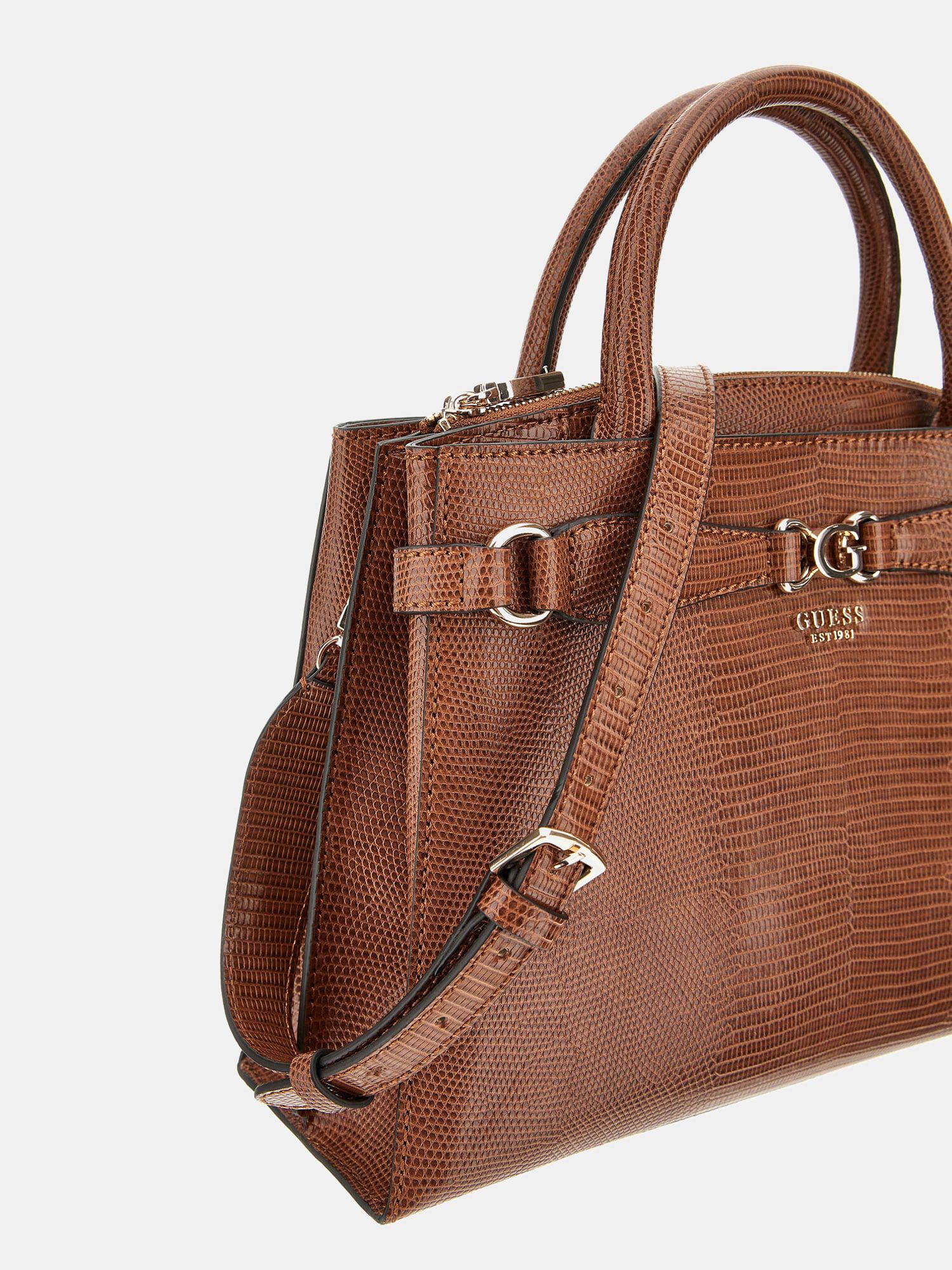 Guess python handbag clearance