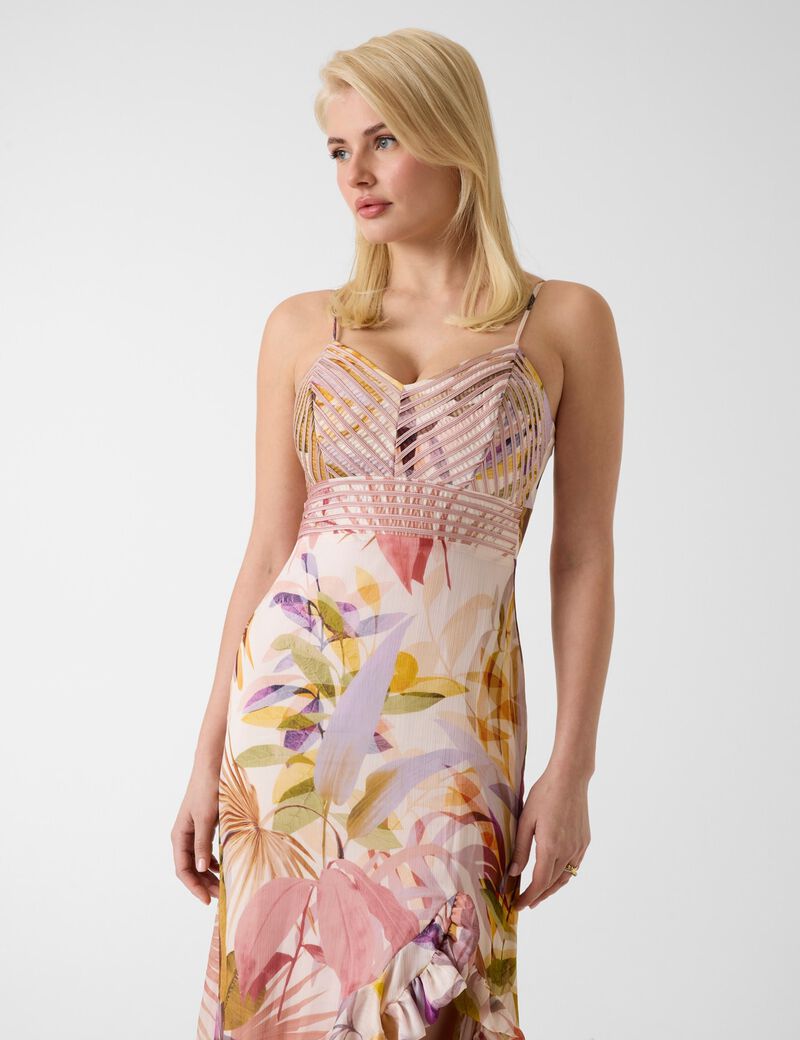 Volant long dress