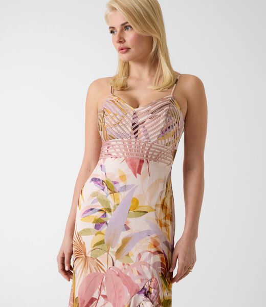 Volant long dress