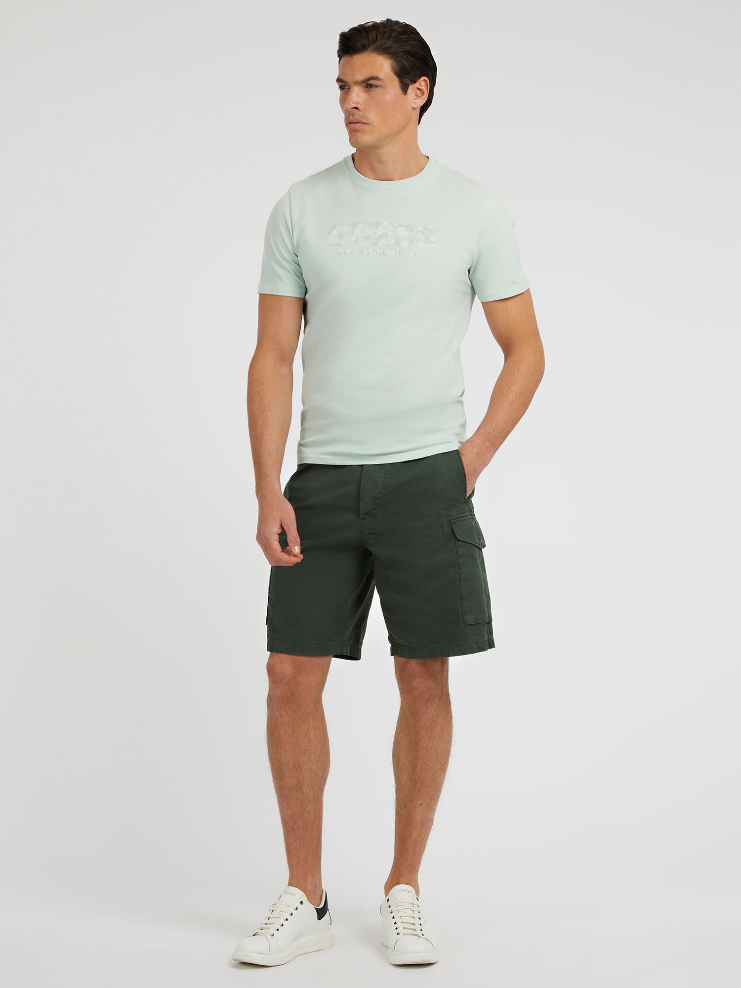 Guess neon shop nylon active shorts