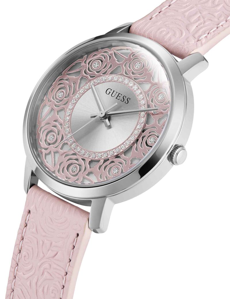 Floral Cutout Analog Watch