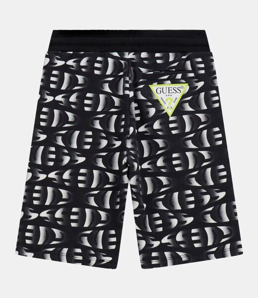 شورت رياضي بطبعة الشعار بالكامل