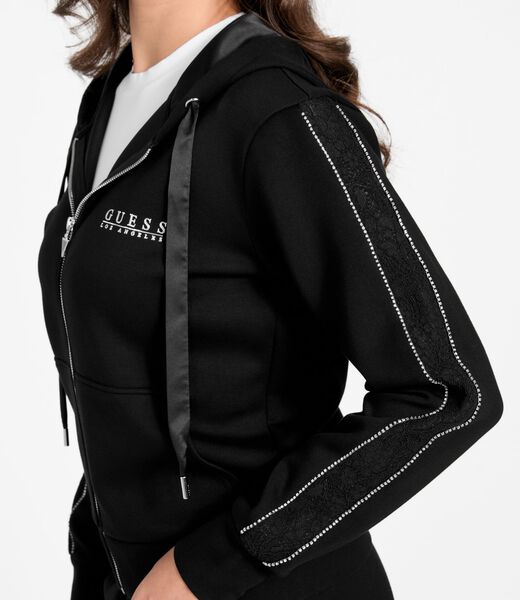 Scuba sweatshirt with hoodie