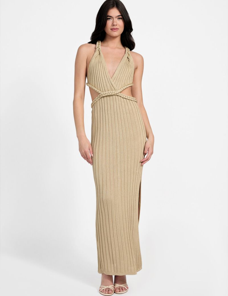 Bodycon maxi sweater dress