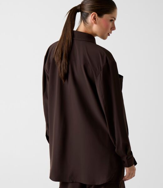 Long sleeves shacket