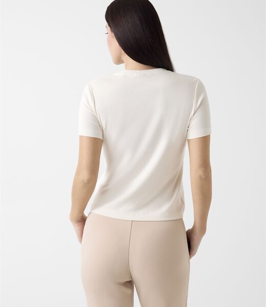 Triangle logo stretch t-shirt