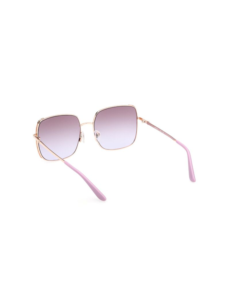 Butterfly beige gradient smoke sunglasses
