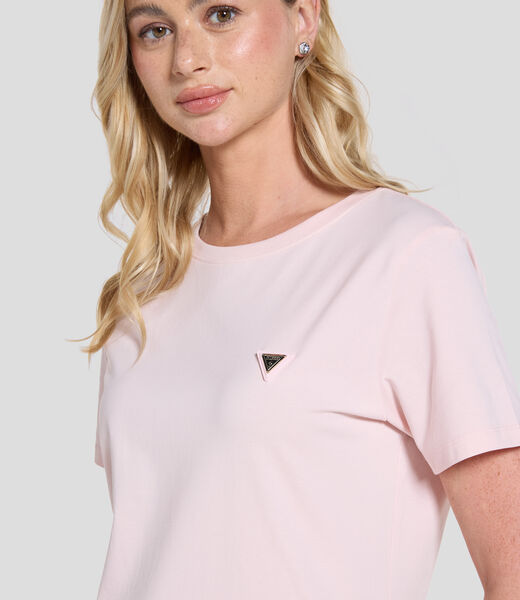 Triangle logo stretch t-shirt