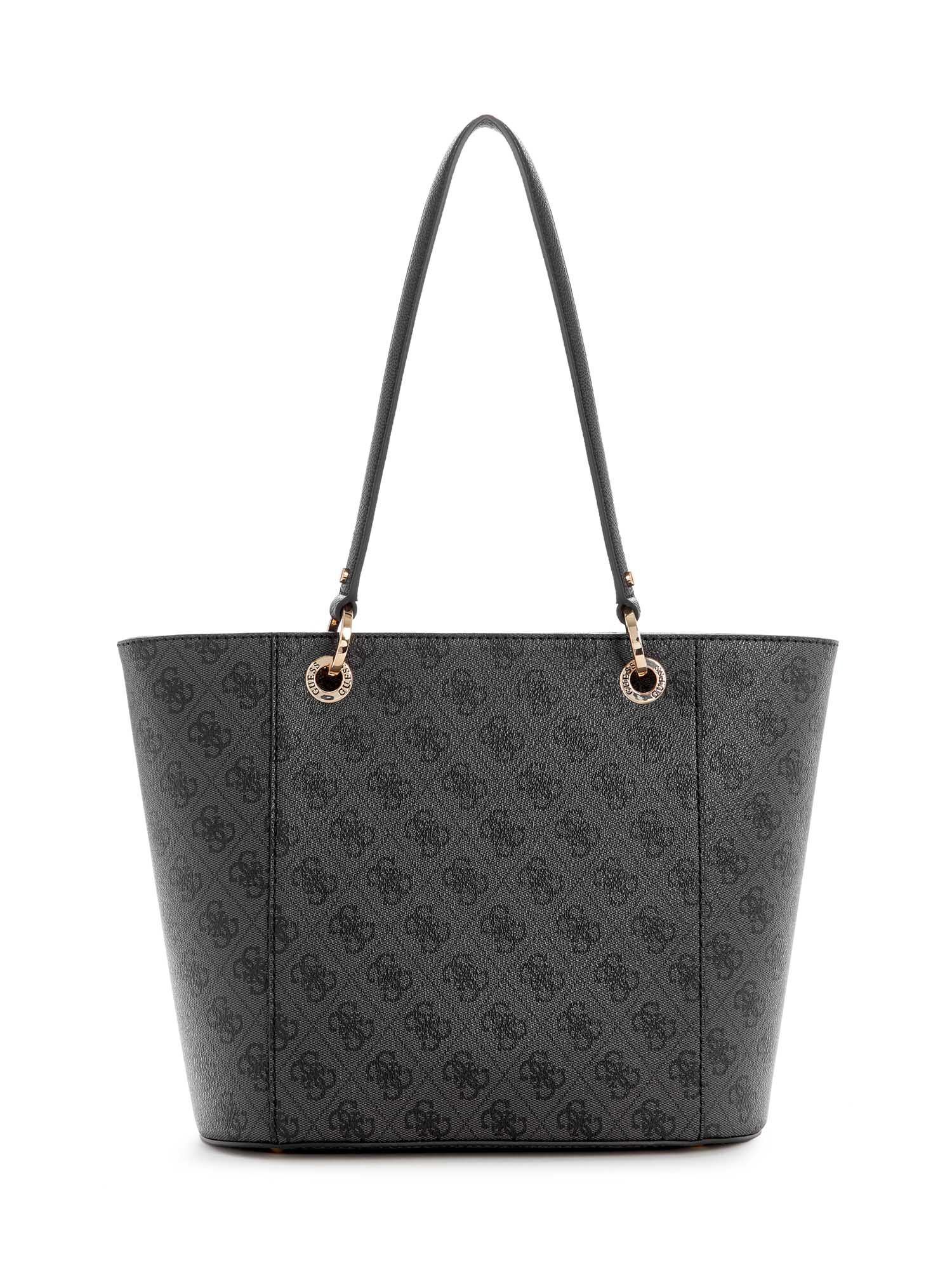 Guess kamryn tote black sale