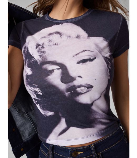 جيس printed marilyn t shirt