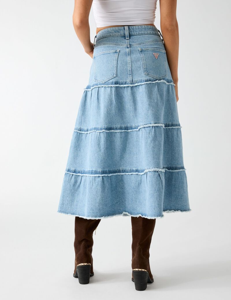 جيس rori denim midi skirt