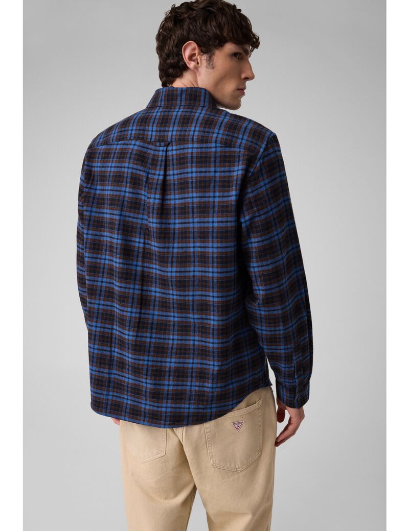 جيس regular fit flannel shirt