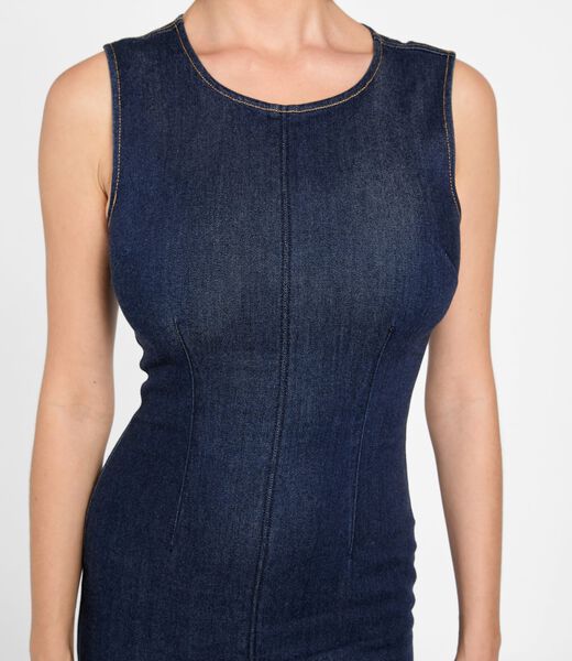 Lyocell blend midi dress