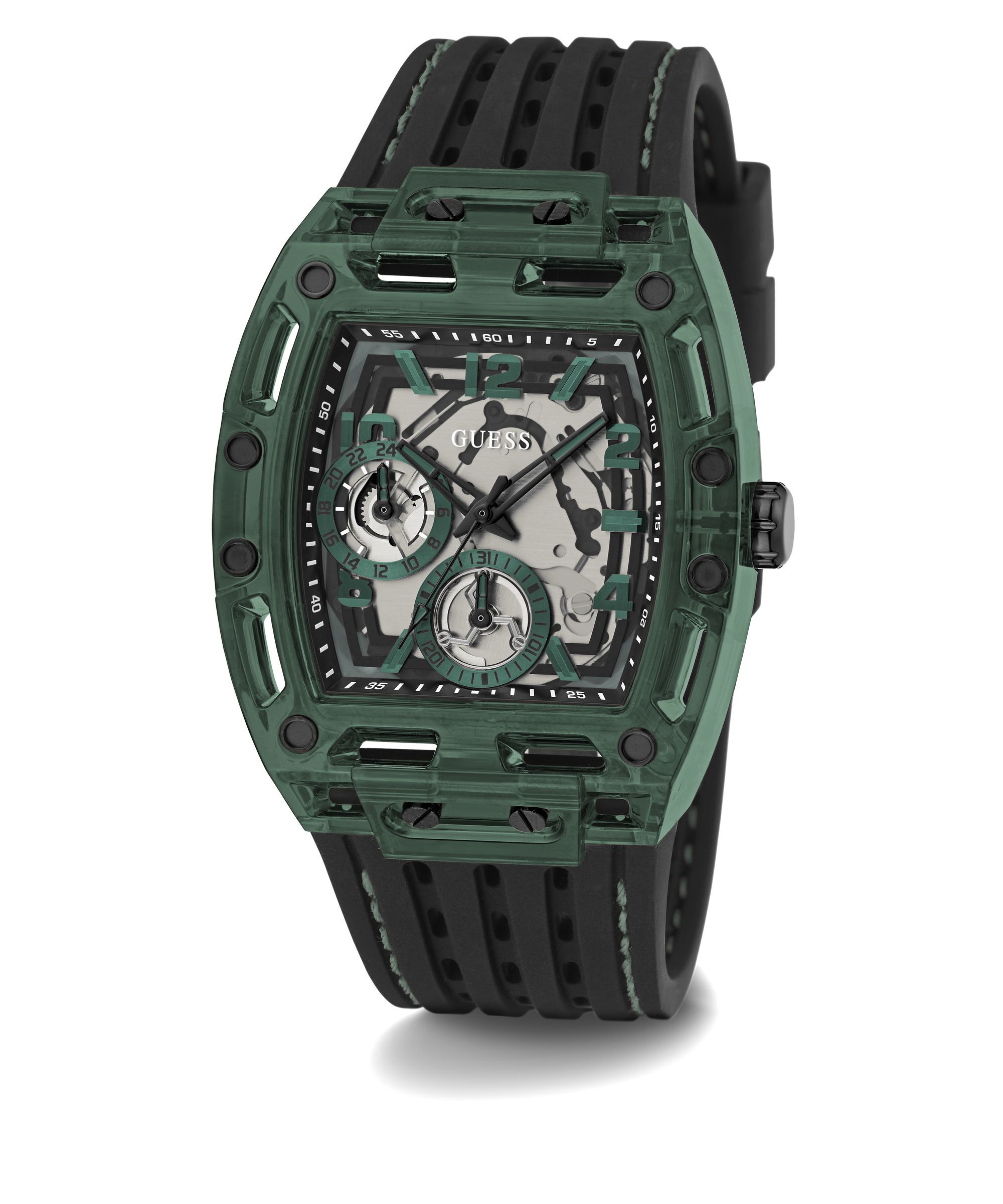 Shop GUESS Online Multi function steel watch