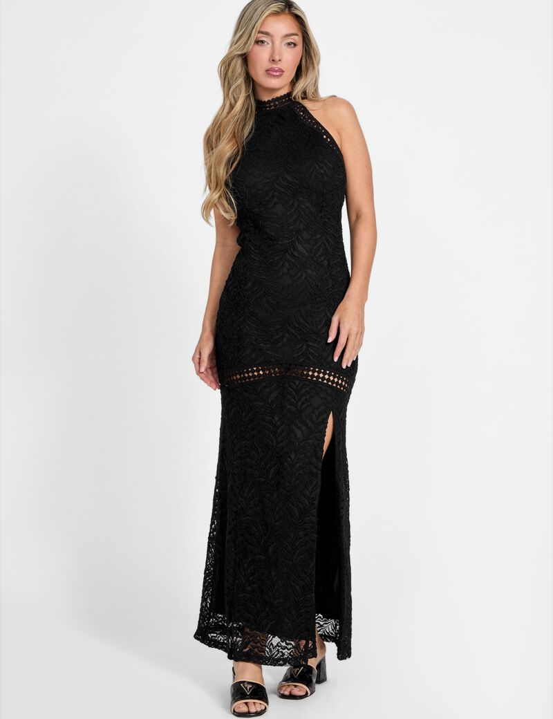 Bodycon lace maxi dress