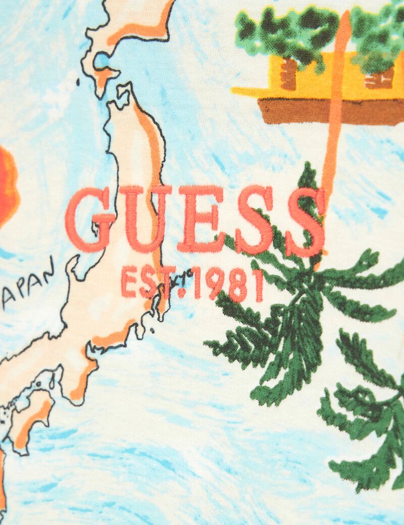 guess printed t shirt
