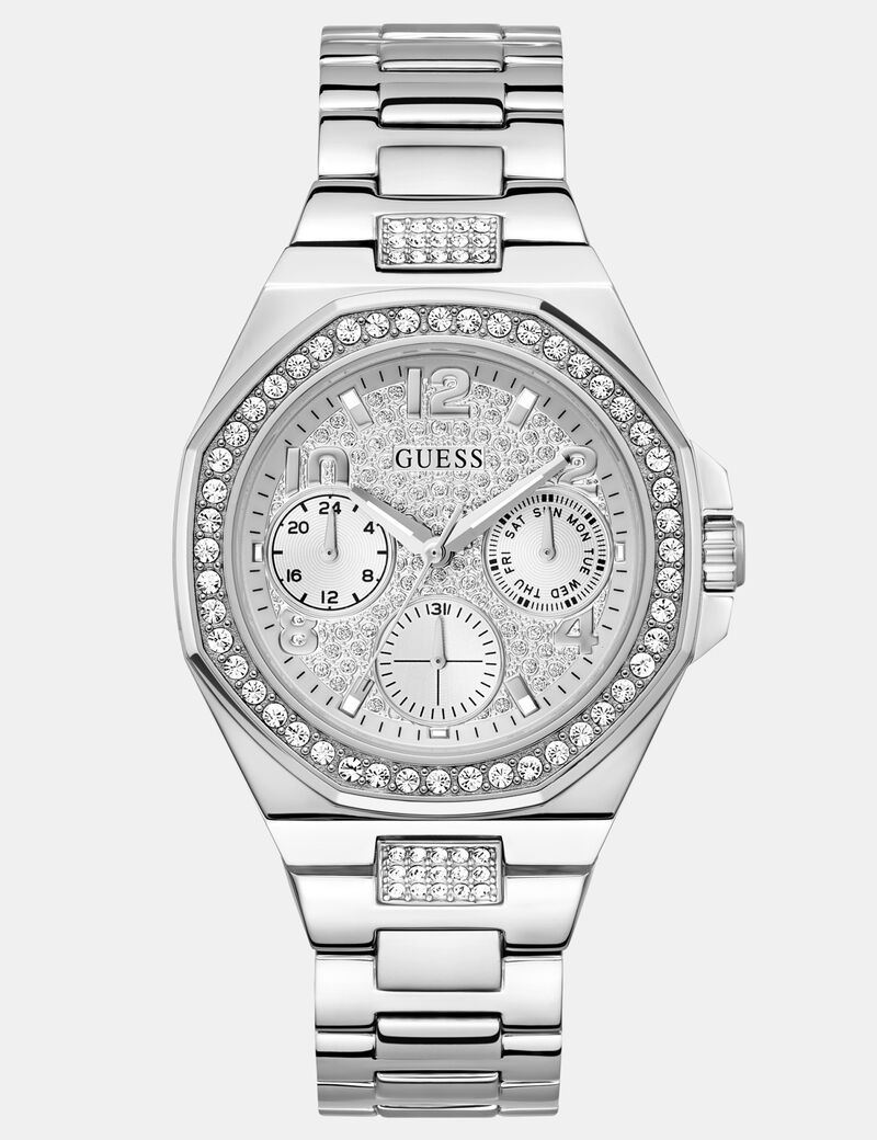 Ladies Silver Tone Multi-function Watch