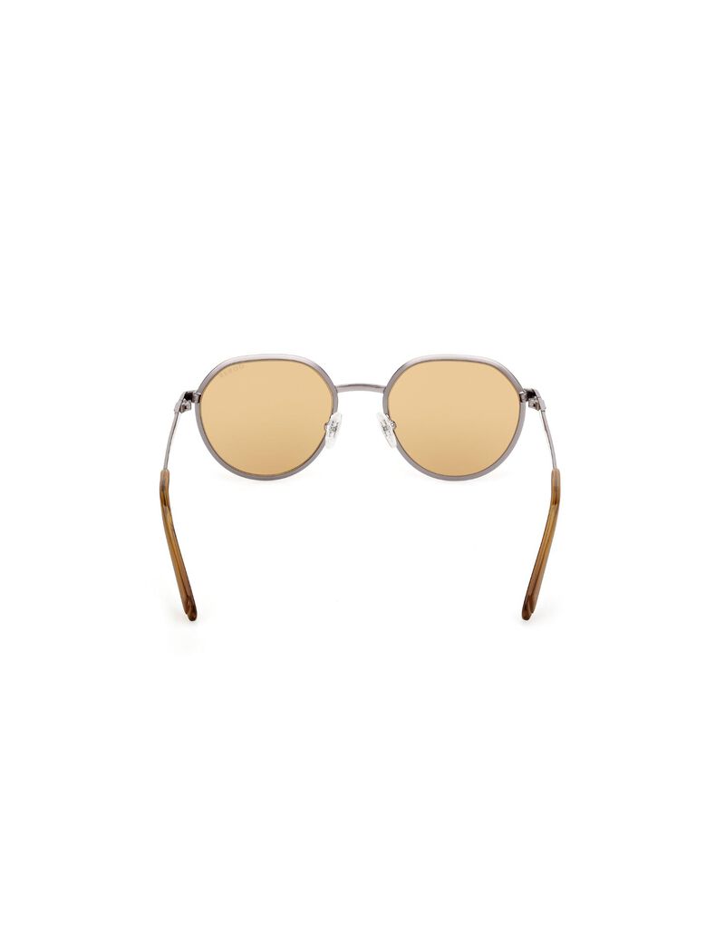 Round brown sunglasses