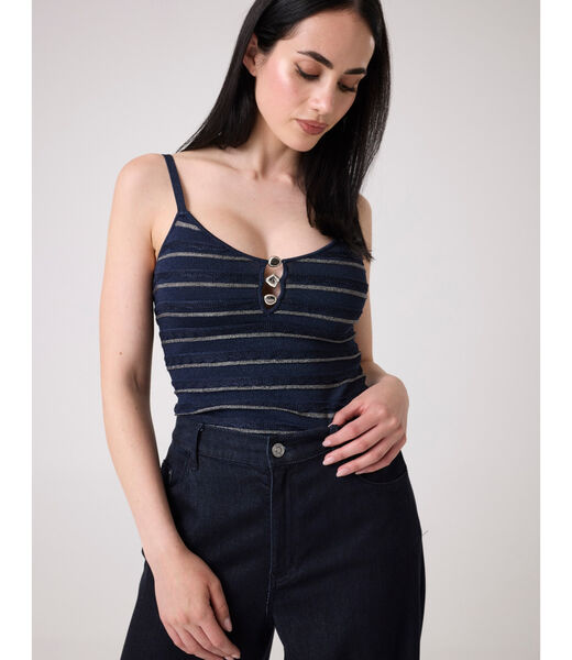 Striped knit top