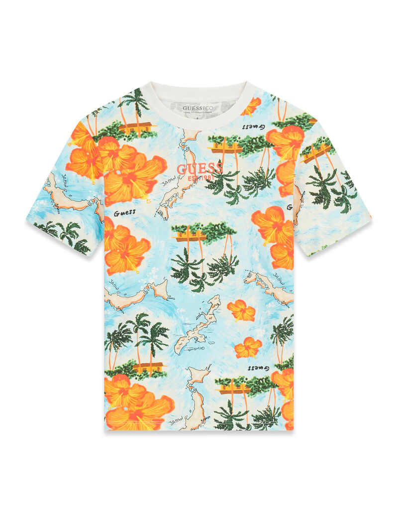 guess printed t shirt