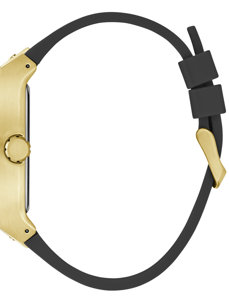 جيس mens black gold tone multi function watch