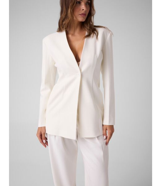 جيس leonie button structured blazer