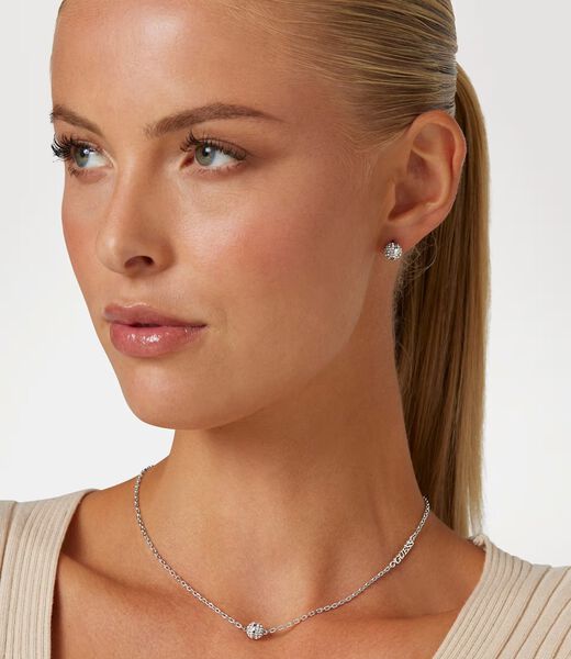 قلادة من حبات الكريستال مقاس 7 مم