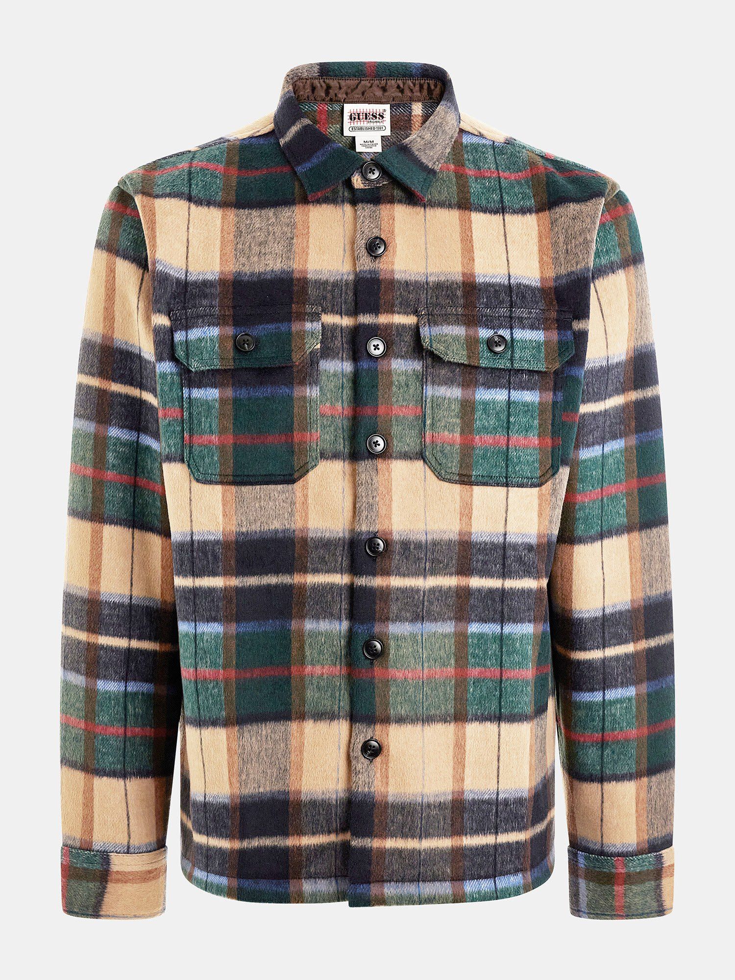 Guess plaid jacket store