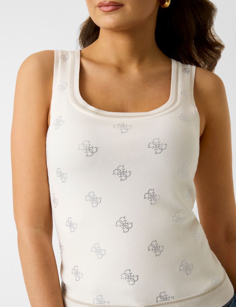 Rhinestones Tank Top