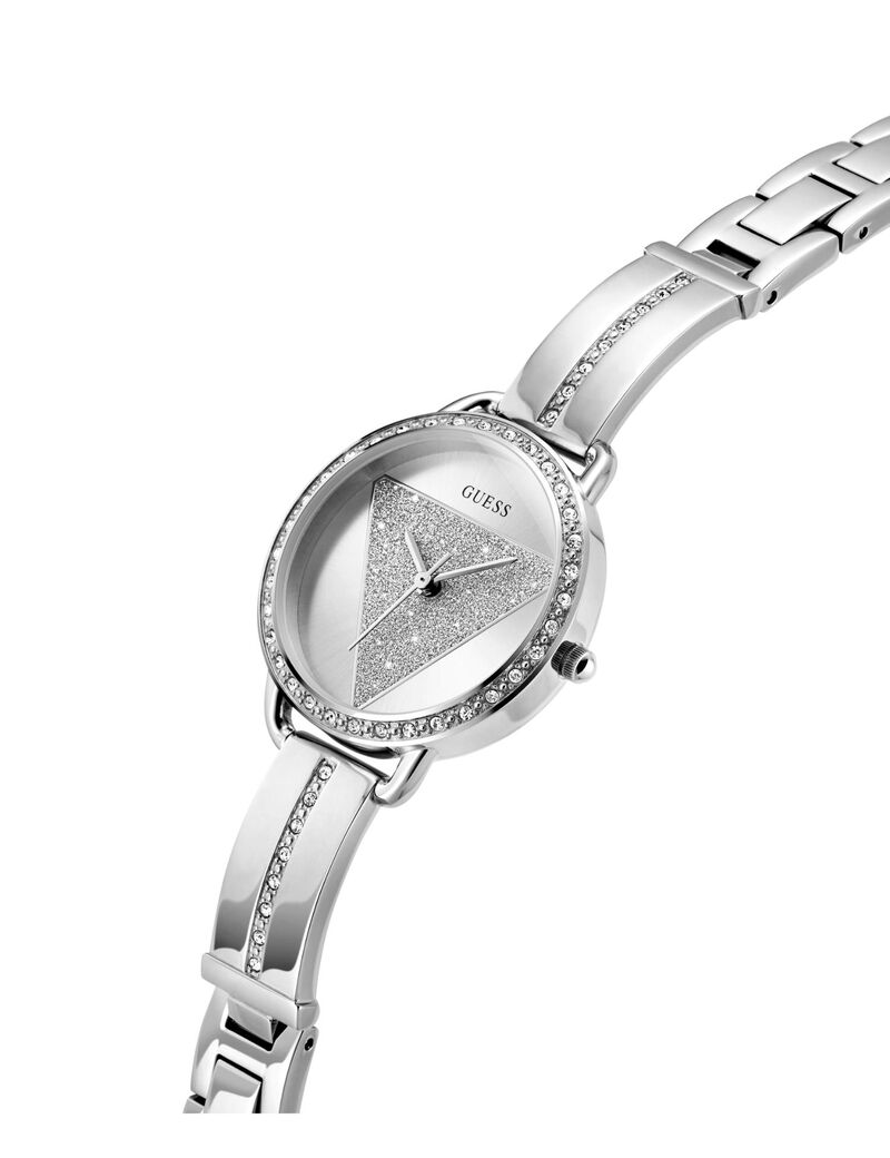 Ladies Silver Tone Analog Watch