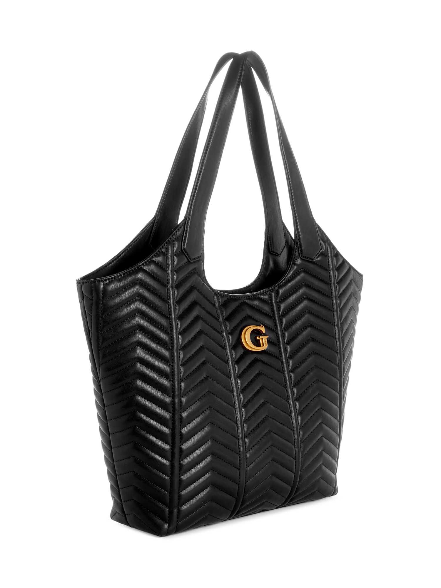 Guess quilted sales tote bag