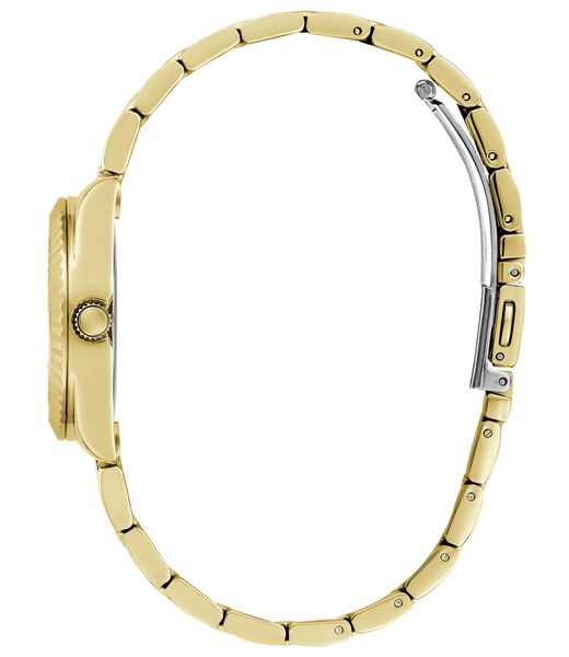 Stainless steel analogue watch