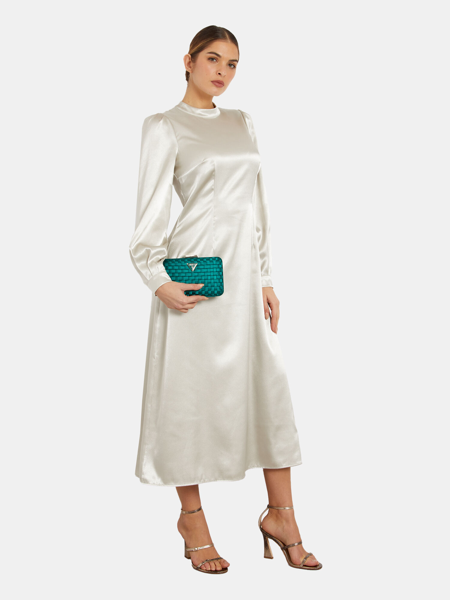 Guess silver dress sales