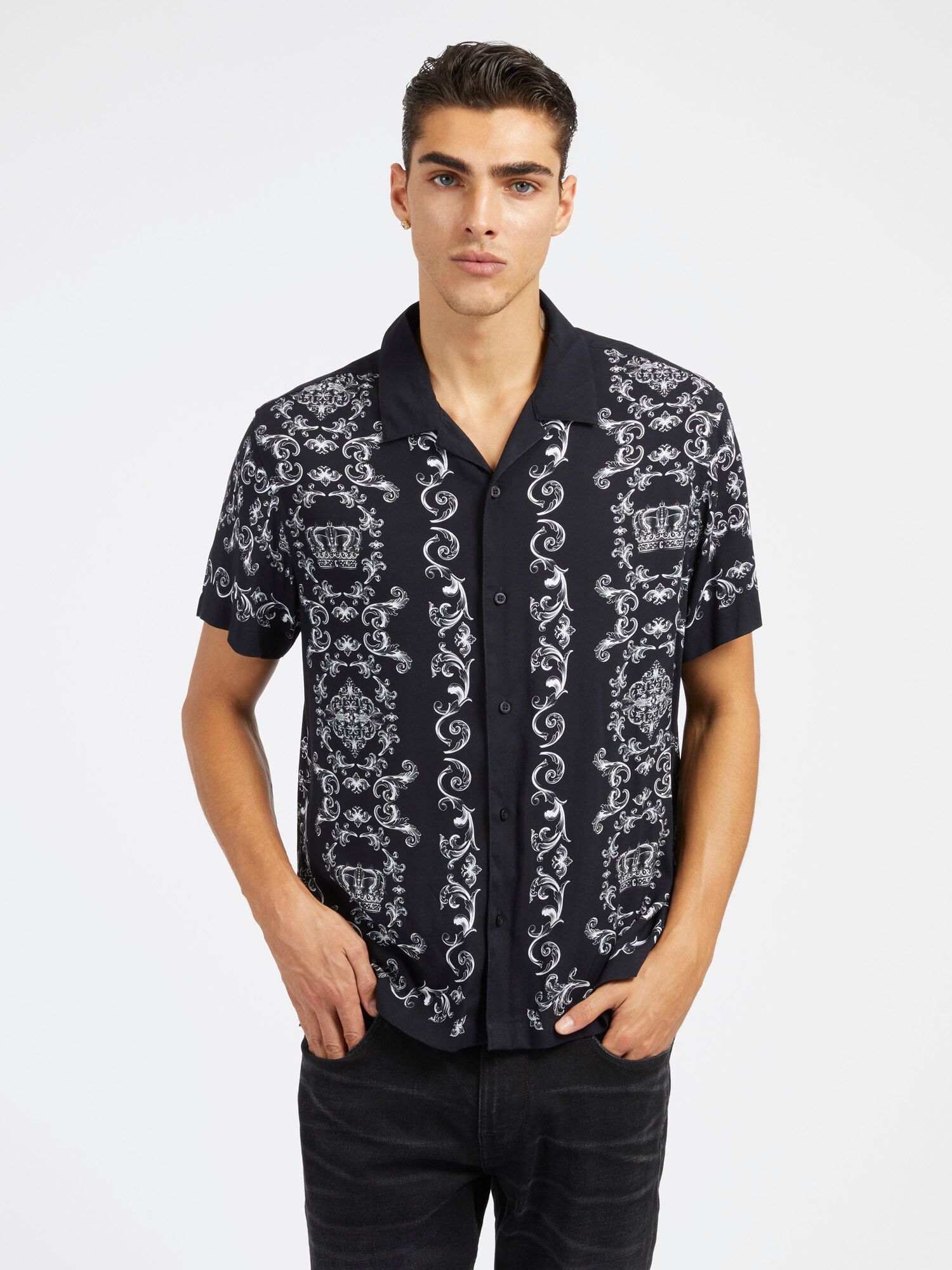 Guess printed shop shirts