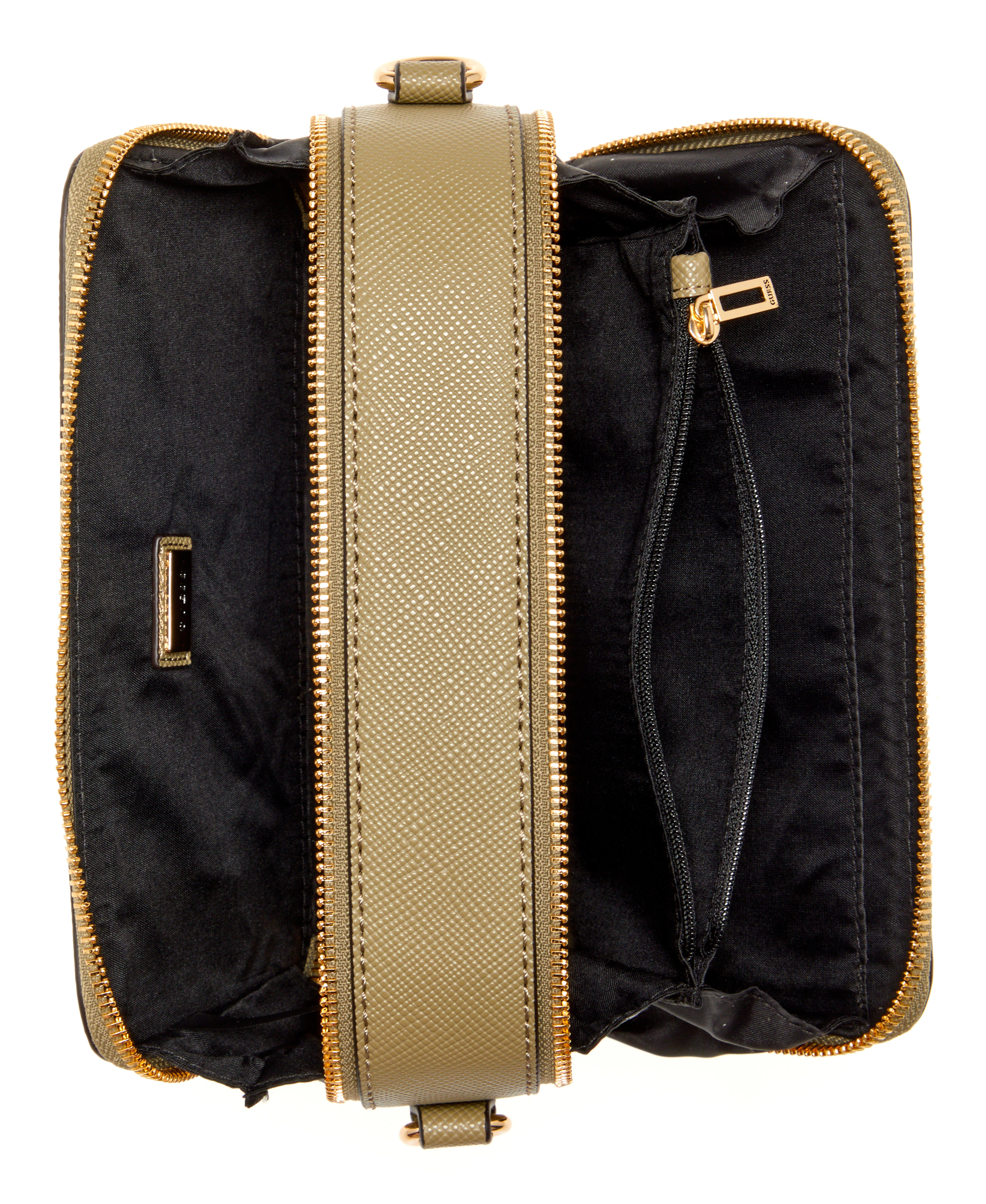 Shop GUESS Online BREANA DOUBLE ZIP CROSSBODY