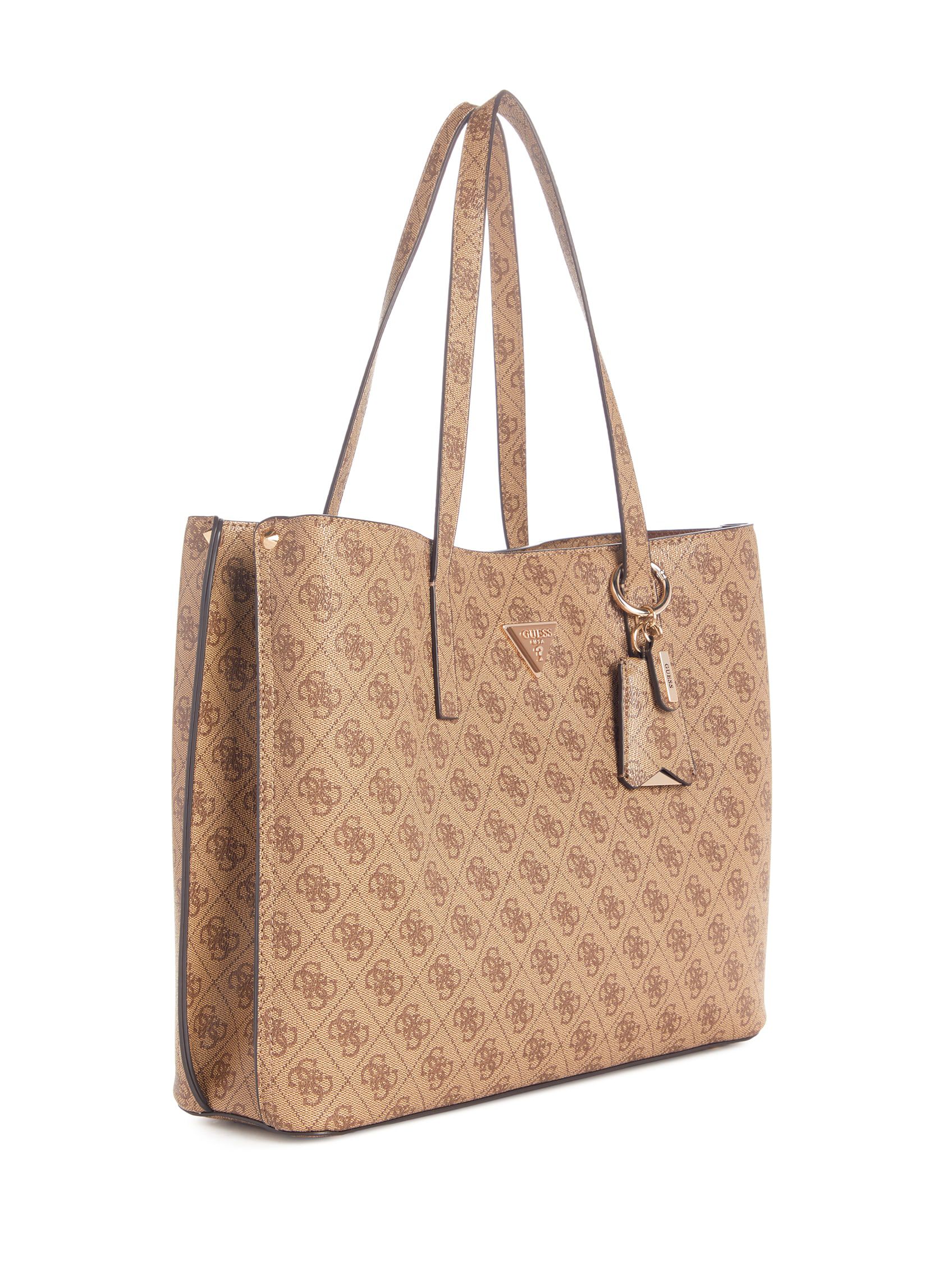Guess brown tote cheap