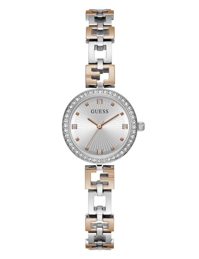 2-Tone Quartz Analog Stainless Steel Watch