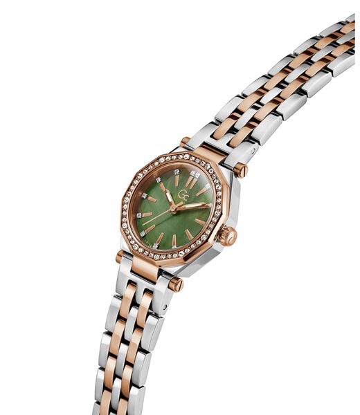 Gc Gleam metal dual tone watch