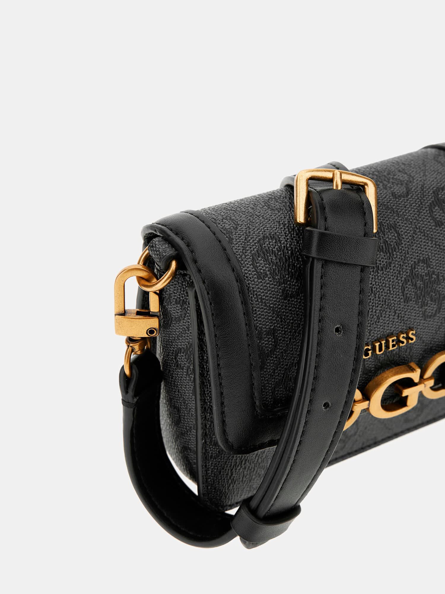Shop GUESS Online Dagan 4G logo mini crossbody bag