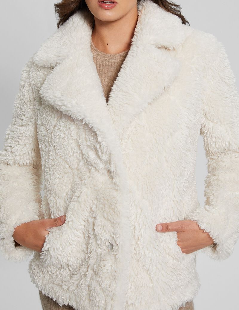 Faux fur jacket